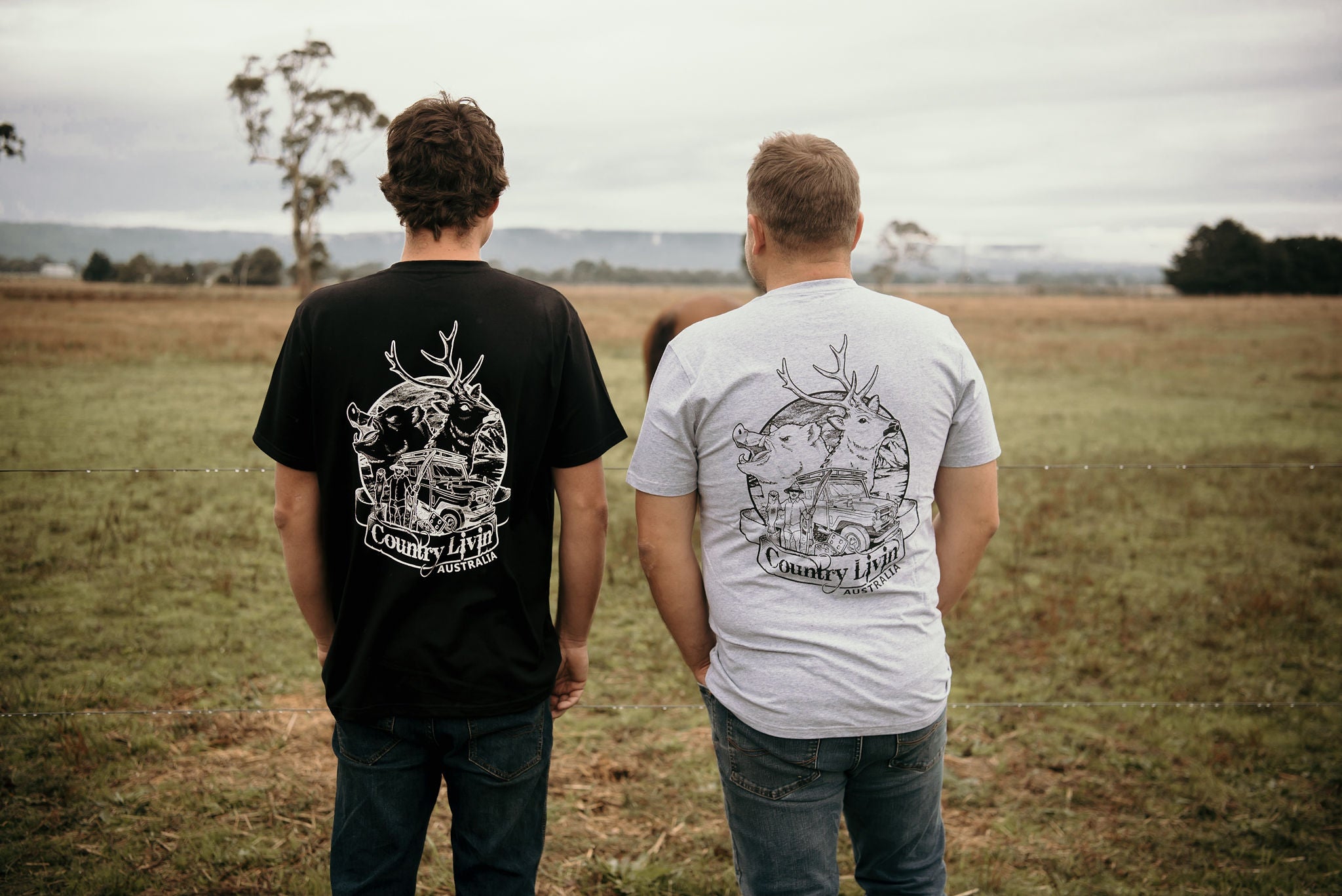 Adults Country Livin Australia Tee